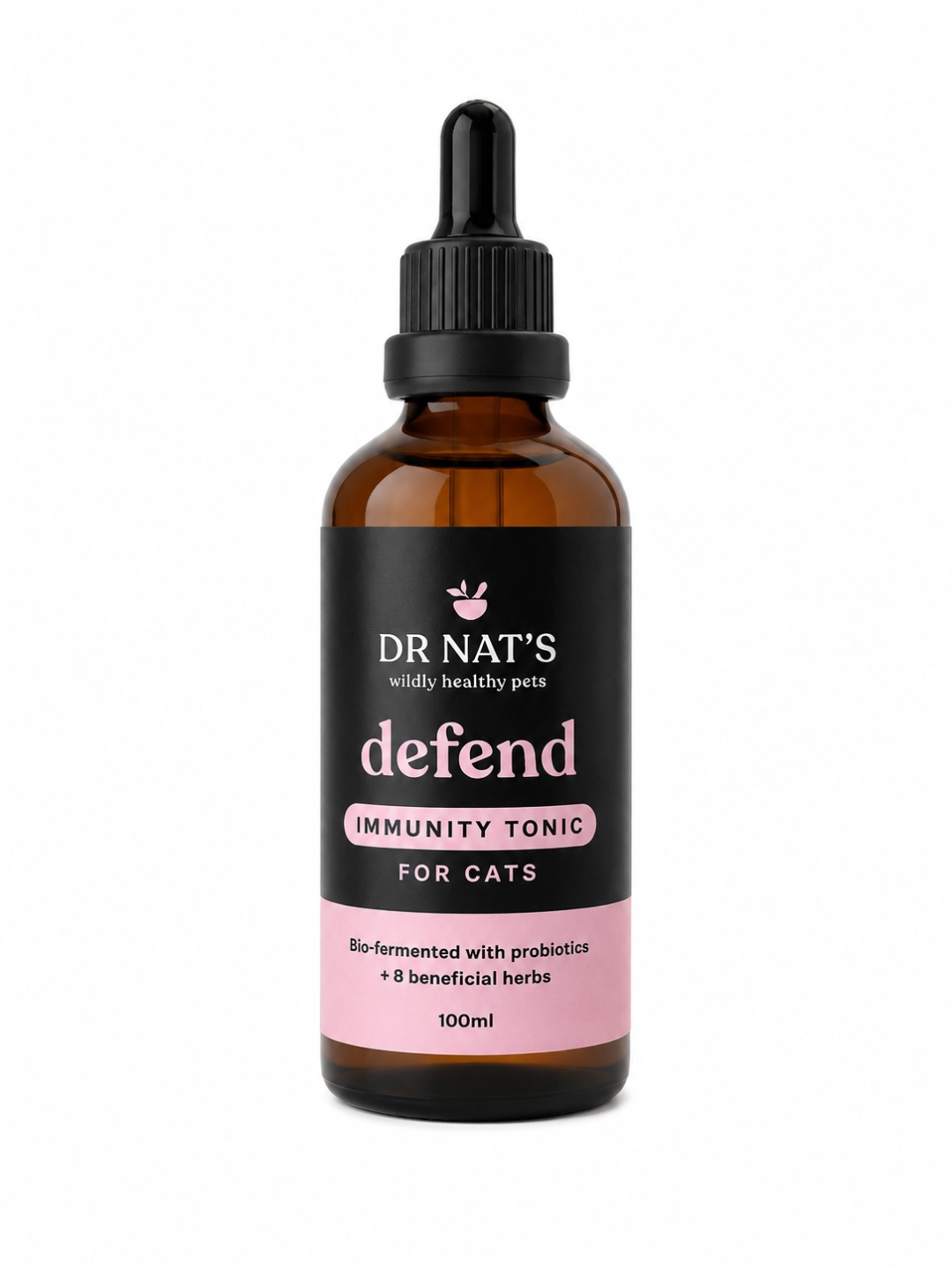Dr Nat's Defend immunity tonic for Cats